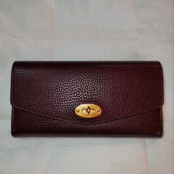 Mulberry Handbags - Mulberry turn lock continental wallet oxblood